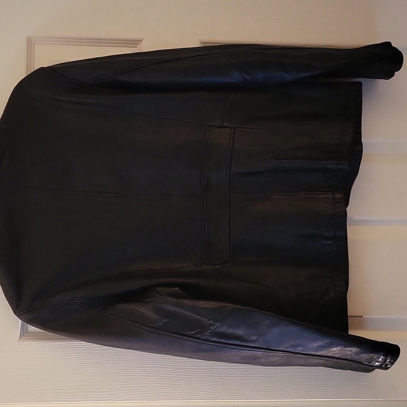 SEA DREAM BLACK BUTTER SOFT LEATHER JACKET - Picture 9 of 14